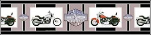 BRLK39965 Harley-Davidson Motor Cycles Choppers Wallpaper Border in Black BRLK39965 Harley-Davidson Motor Cycles Choppers Wallpaper Border in Black