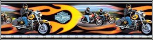 BRLK39968 Harley-Davidson Motor Cycles Flame Wallpaper Border BRLK39968 Harley-Davidson Motor Cycles Flame Wallpaper Border
