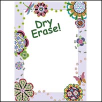 BRWPE9822 Wall Pops! Flower Power DRY ERASE Panel - 1 Piece BRWPE9822 Wall Pops! Flower Power DRY ERASE Panel - 1 Piece