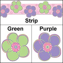 BRWPPOPPIEFLOWER Wall Pops! Poppie Flower BRWPPOPPIEFLOWER Wall Pops! Poppie Flower