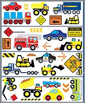 BRST96402 Tonka Jumbo Wall Decals BRST96402 Tonka Jumbo Wall Decals