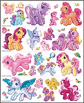 BRST96403 My Little Pony Jumbo Wall Decals BRST96403 My Little Pony Jumbo Wall Decals