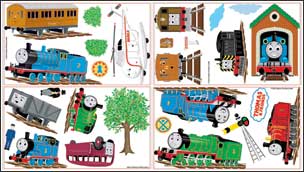 YK1035 Thomas the Tank Wall Sticker Set YK1035 Thomas the Tank Wall Sticker Set